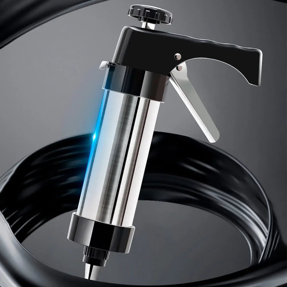 Kekspresse - 13 Keksscheiben - 8 Zuckerdüsen - DIY Keksmaschine zum Backen und Dekorieren