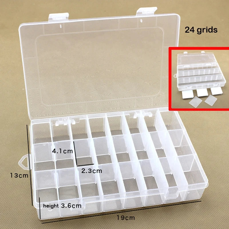 Organizer Box mit 15 Fächern für Schmuck und kleine Accessoires