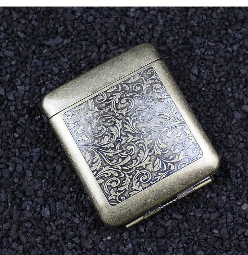 Metall Zigarettenetui mit Adler Muster für 20 Zigaretten