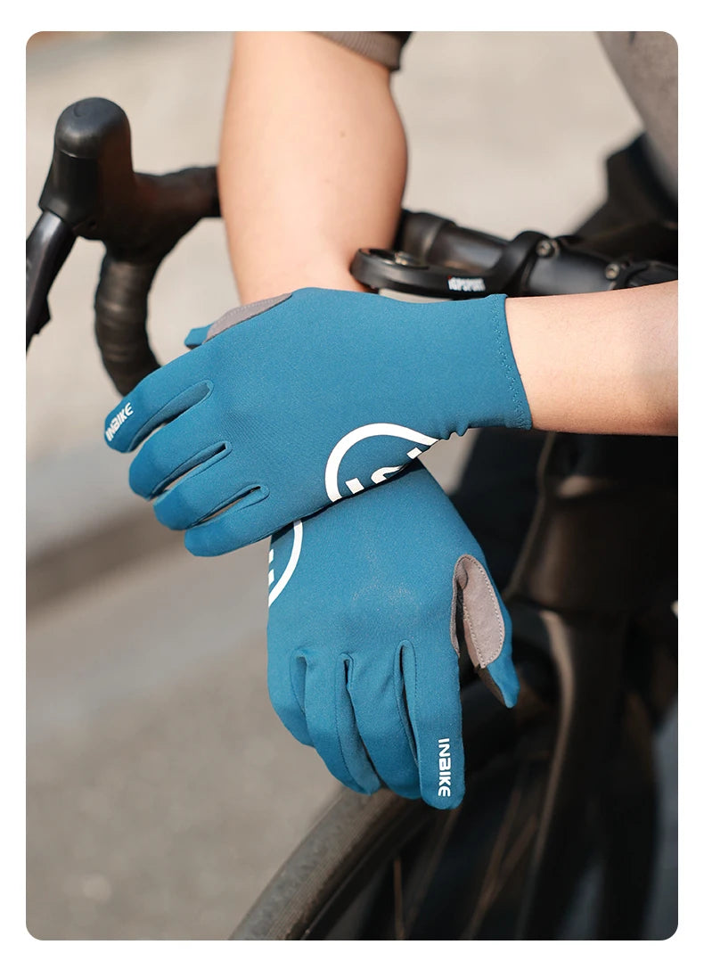 Fahrradhandschuhe Vollfinger mit Gelpolsterung | Touchscreen & Fleece-Yabubest - Home & More