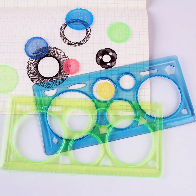 Geometrie Spirograph Zeichnung Schablonen Set Kunst Kinder