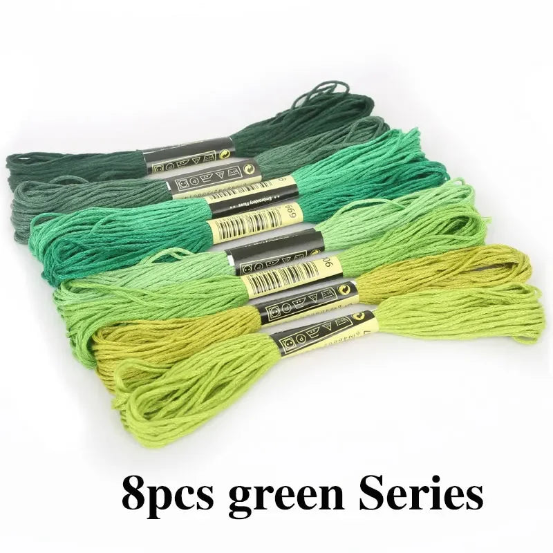 Vielseitiges Stickgarn Mix Farben für Kreativprojekte und Handarbeiten
