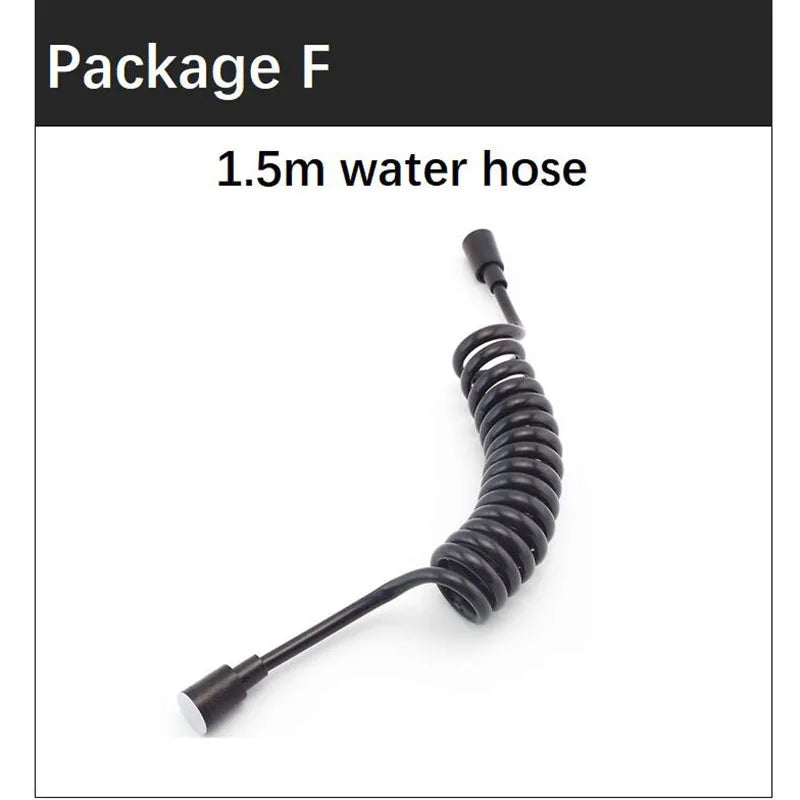 Handbrause Bidet WC Spritzpistole Duschkopf schwarz für Bad WC Einsatz