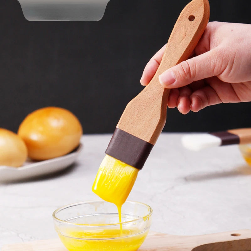 Vielseitiger Silikonpinsel für Gebäck, Kuchen und Grillgut