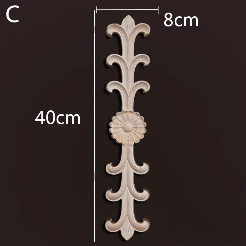Holzmoebel Applikationen Wohnzimmer Dekoration NATUERLICHE Blumen