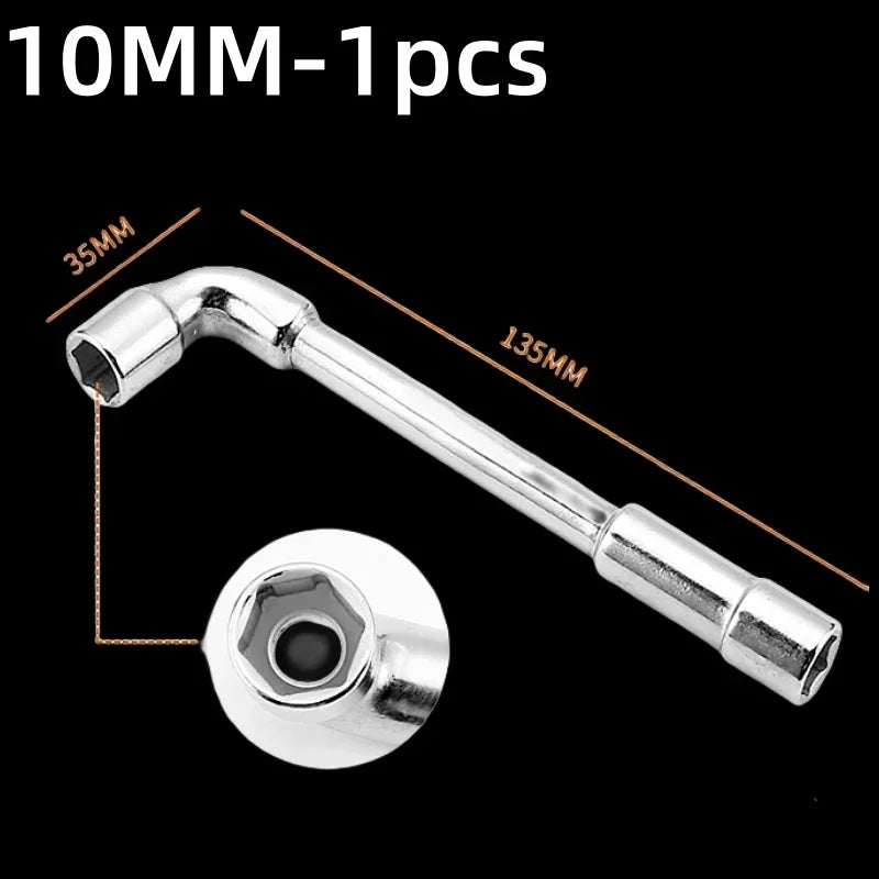 Robuster L-förmiger Hexagon Steckschlüssel 6-15mm – Kraftsparend - präzise
