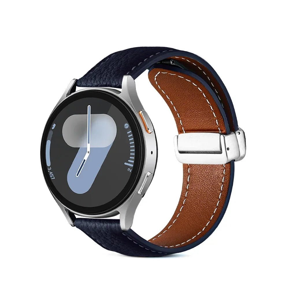 22 mm Lederarmband mit Magnetschnalle für Xiaomi Redmi Watch