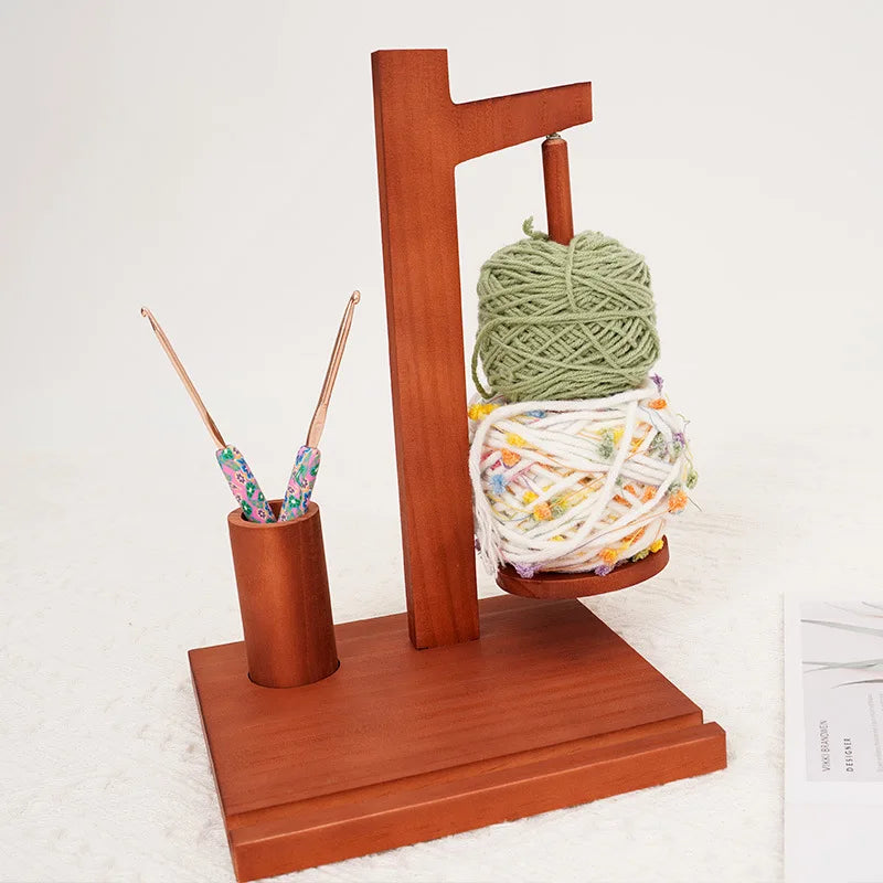 Vintage Holzgarn Wickler Wollwickler Retro Stil zum Stricken Häkeln