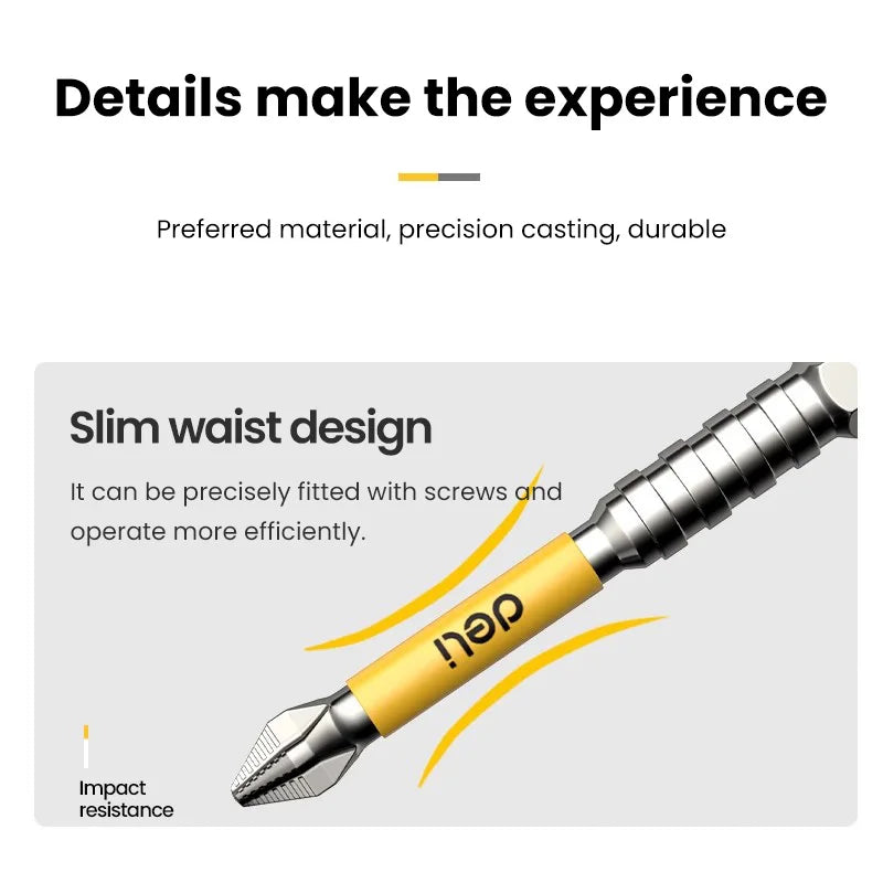 PH2 Magnetische Kreuzschraubendreher Bits - Rutschfest für Handwerkzeuge