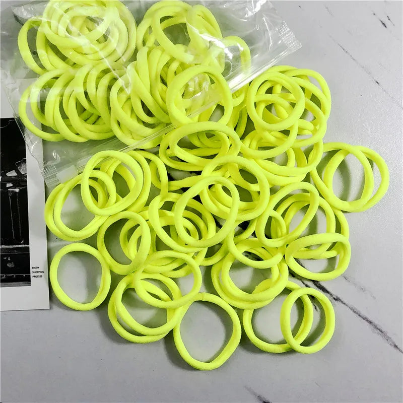 20/50 Teile/satz Haarbänder für Frauen Mädchen Grundlegende Haar Gummi Krawatten Seile 4 cm Einfache Elastische Stirnband Haar Zubehör pferdeschwanz Halter - Yabubest - Home & More