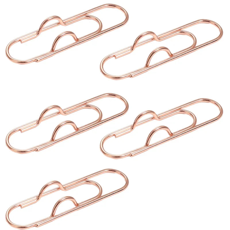 Multifunktionale Metall Büroklammern Stift Halter Clips für Notizbücher