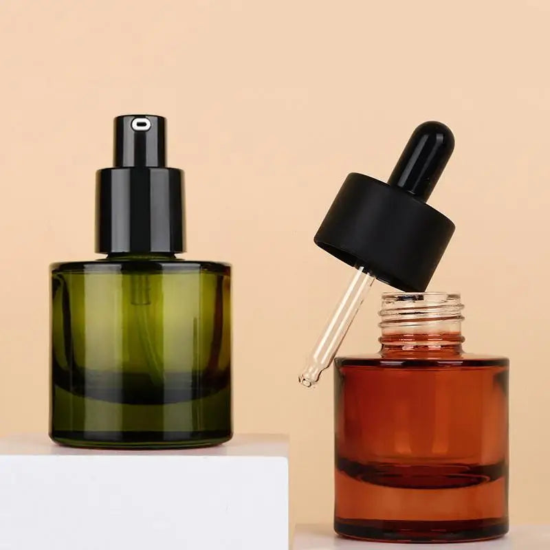 30 ml Glas Tropfflasche abgewinkelt für ätherische Öle und Seren-Yabubest - Home & More