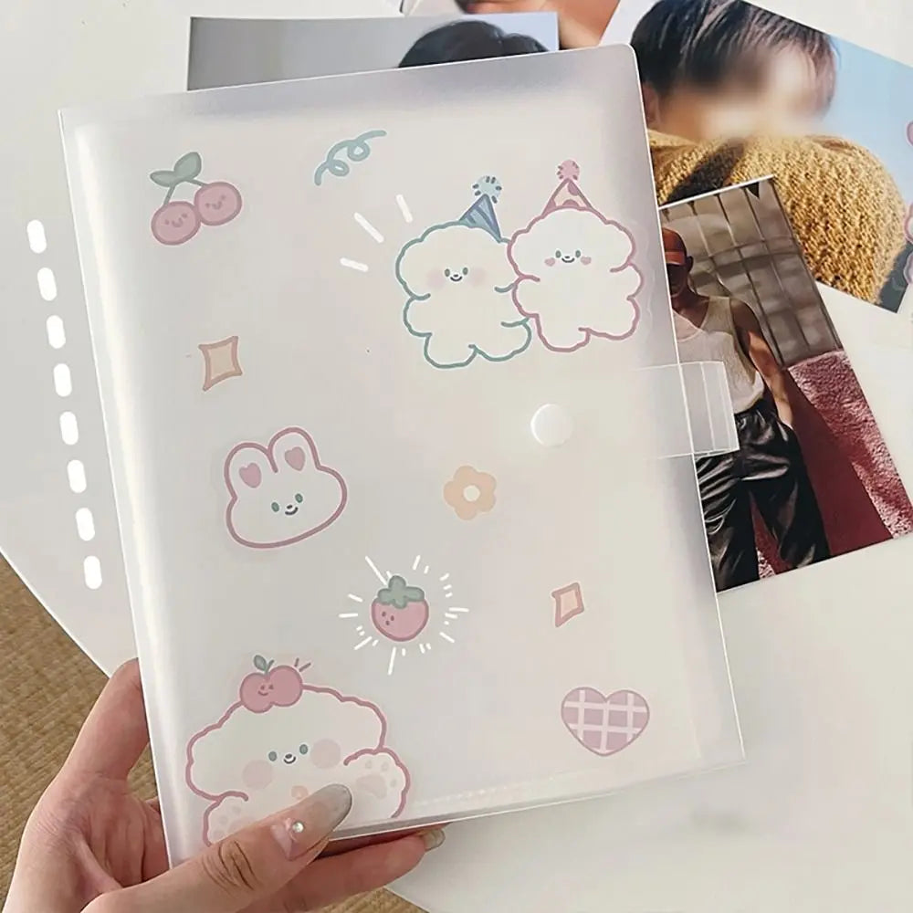 Transparentes PVC Fotoalbum für 80/160 Karten 3-6 Zoll Idol Star Sammlung