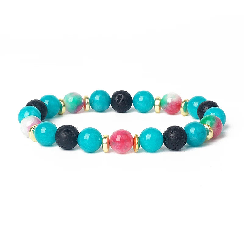 Citrin Aventurin Kristall Armband: Feng Shui Glück & Reichtum für Unisex