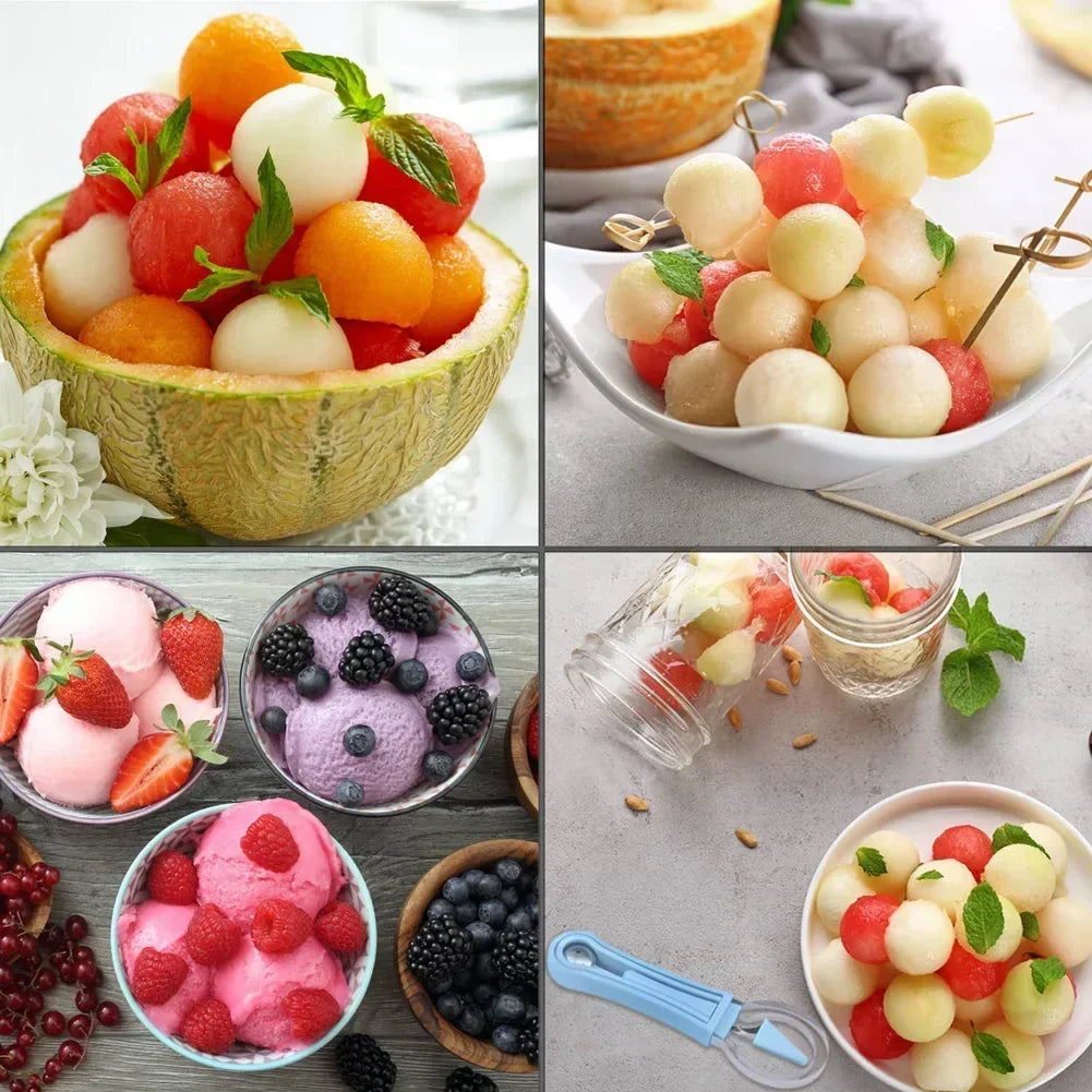 4-in-1 Melonenschneider, Schaufel, Obstschnitzmesser, Obstschneider, Graben, Zellstoff, Separator, Küchenhelfer, Zubehör-Yabubest - Home & More
