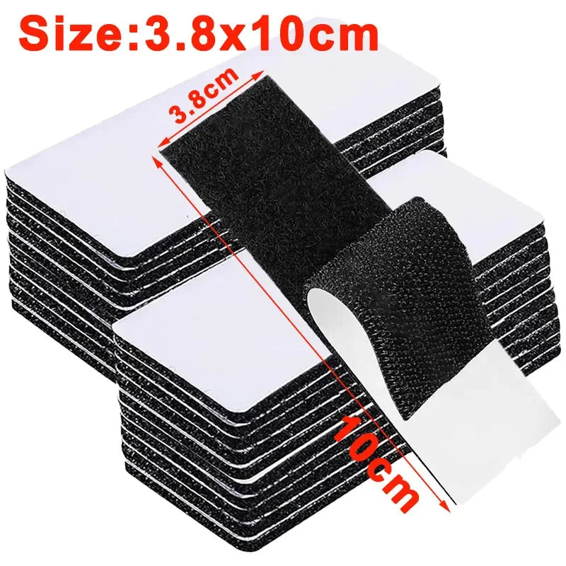 Starke selbstklebende Klettbandstreifen für festen Halt und Ordnung