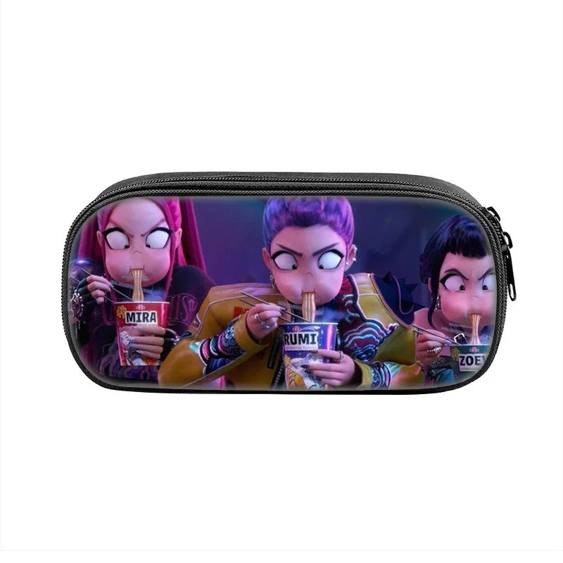 Stylisches Federmäppchen mit Anime-Motiv für kinder und Studenten