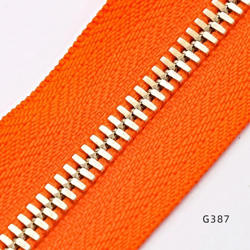 Metall-Reißverschluss Offenes Ende Zwei-Wege Reißverschlüsse Gold Silber-Yabubest - Home & More