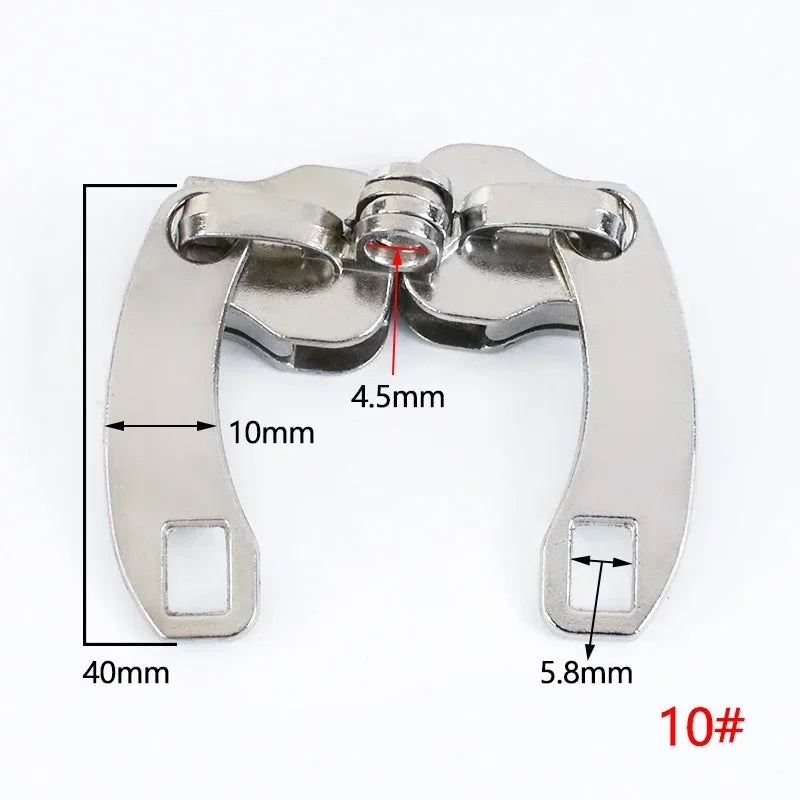Vielseitige Reißverschlussköpfe mit Schlossloch für Reparaturen & DIY