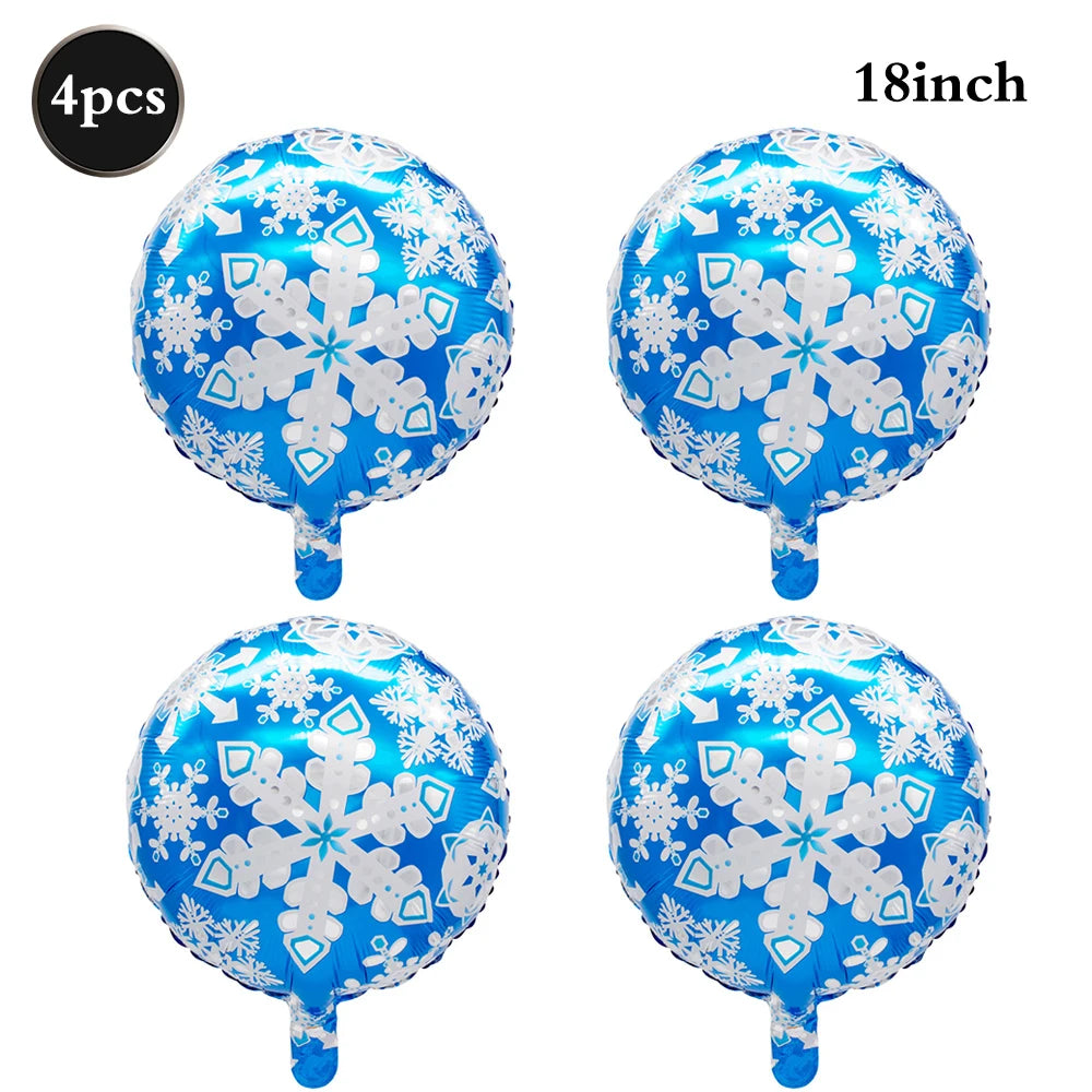 Festliche Weihnachts Folienballons Santa Rentier Schneemann für Partys