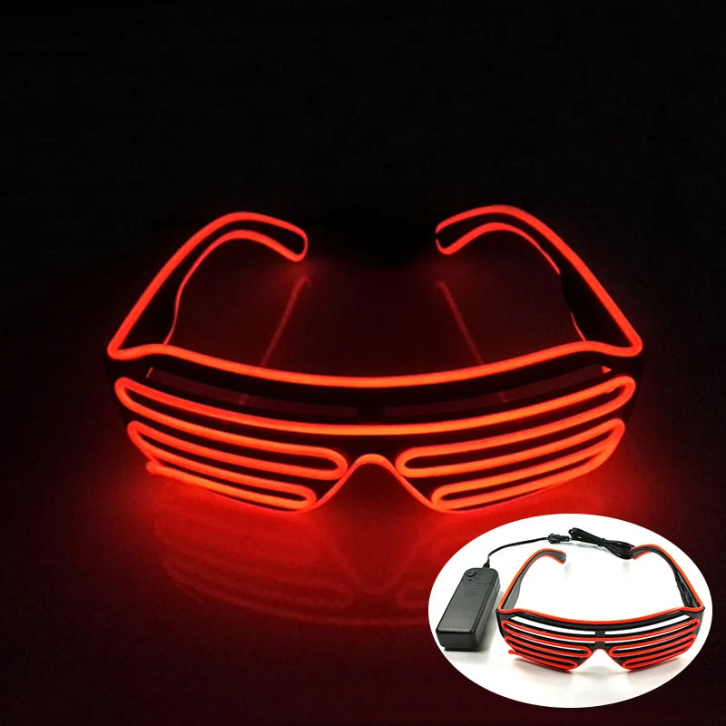 Leuchtende LED Partybrille für unvergessliche Anlässe
