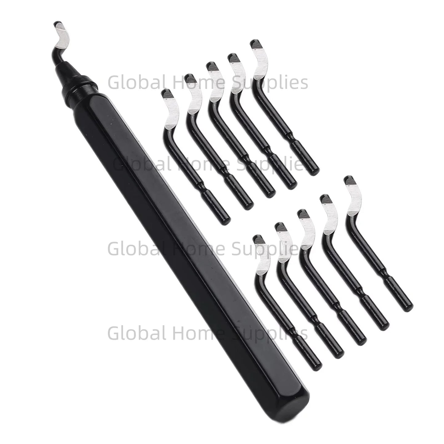 Entgratungswerkzeug RB1000 mit 10 BS1010 HSS-Klingen für vielseitiges Entgraten