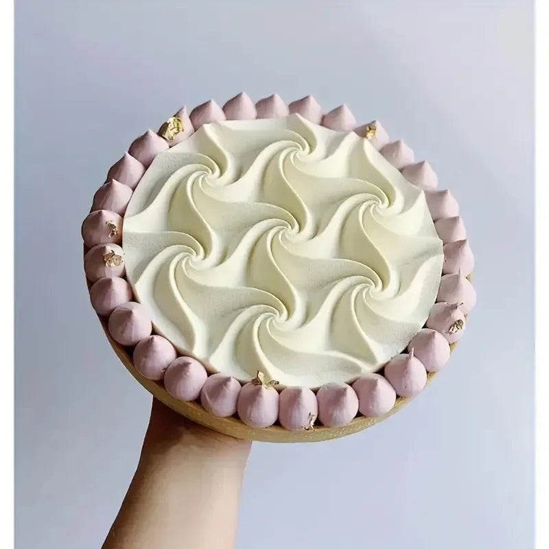 Runde Silikonform für Mousse Kuchen Desserts und Backwaren