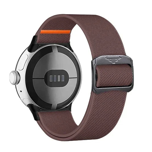 Nylon Gummiband Elastisch Armband für Google Pixel Watch 41mm und 45mm