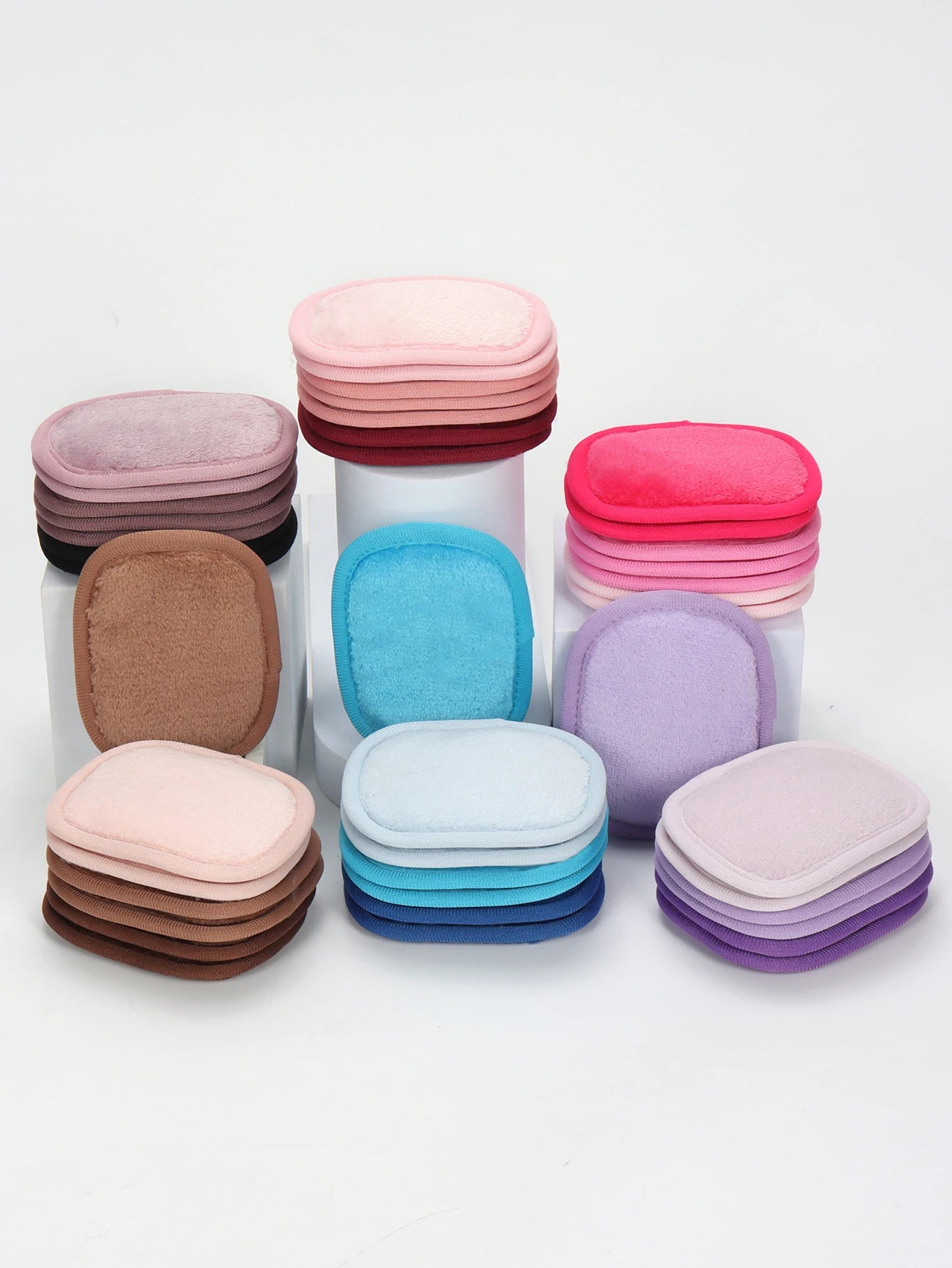 Wiederverwendbare Make up Entferner Tücher mit Farbverlauf 7 Stück