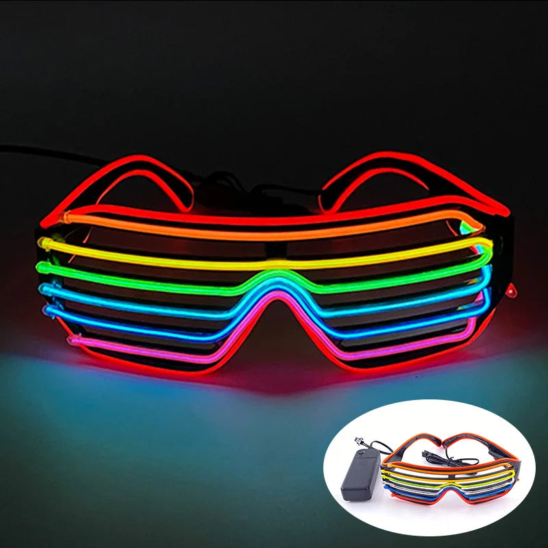 Leuchtende LED Partybrille für unvergessliche Anlässe
