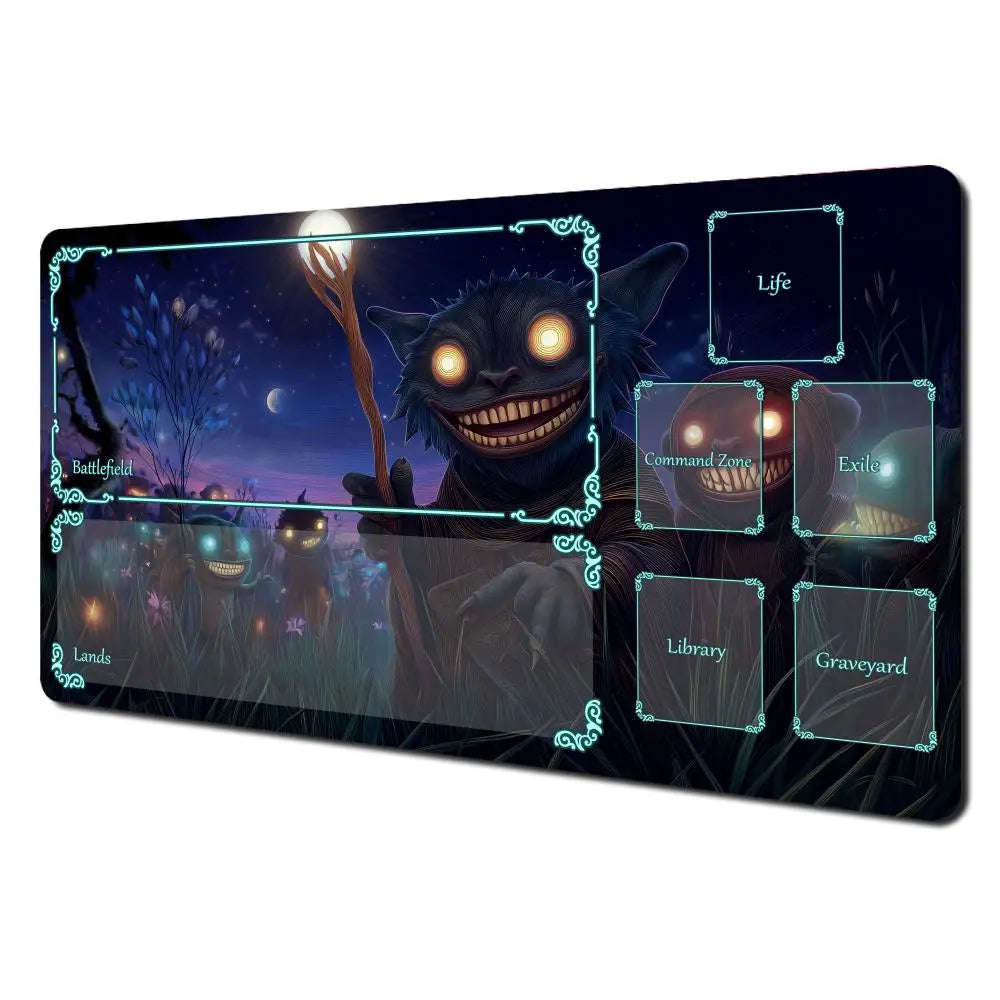 Rutschfeste Karten Gaming Matte mit Monsterzone für strategische Spiele