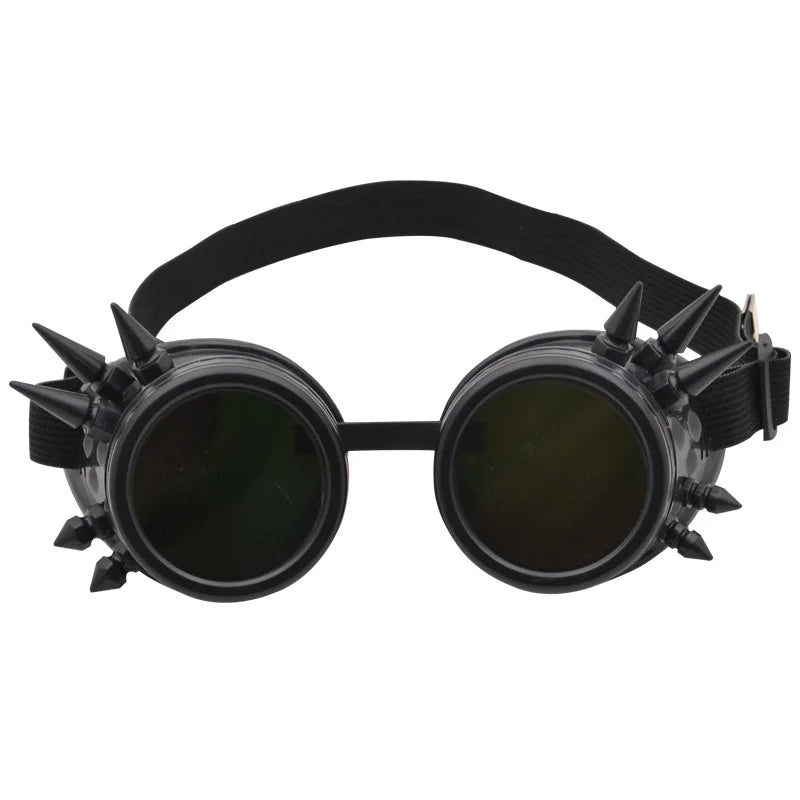 Stilvolle Retro Steampunk Sonnenbrille für ausgefallenes Outfit