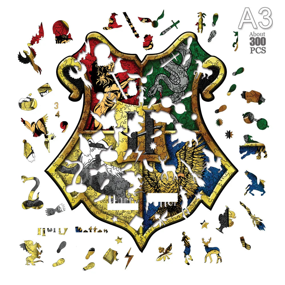 3D Holzpuzzle Tier Formen für Kinder und Erwachsene