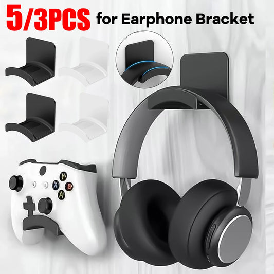 Praktische Kopfhörerhalterung für Wandmontage ohne Bohren