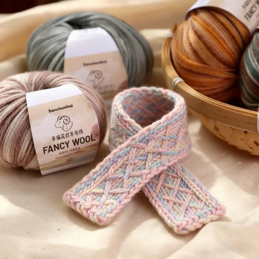 Buntes Merinowolle Garn für Strickprojekte – weich und vielseitig