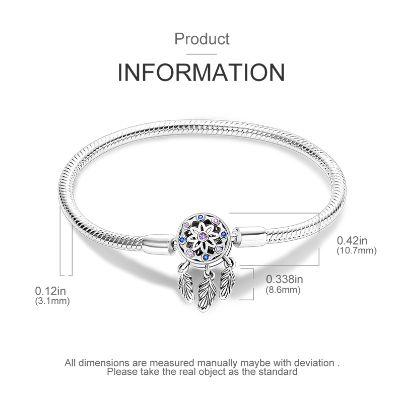 Armband Silber 925 mit Stern Mond Sonne und Grünem Zirkon Charm