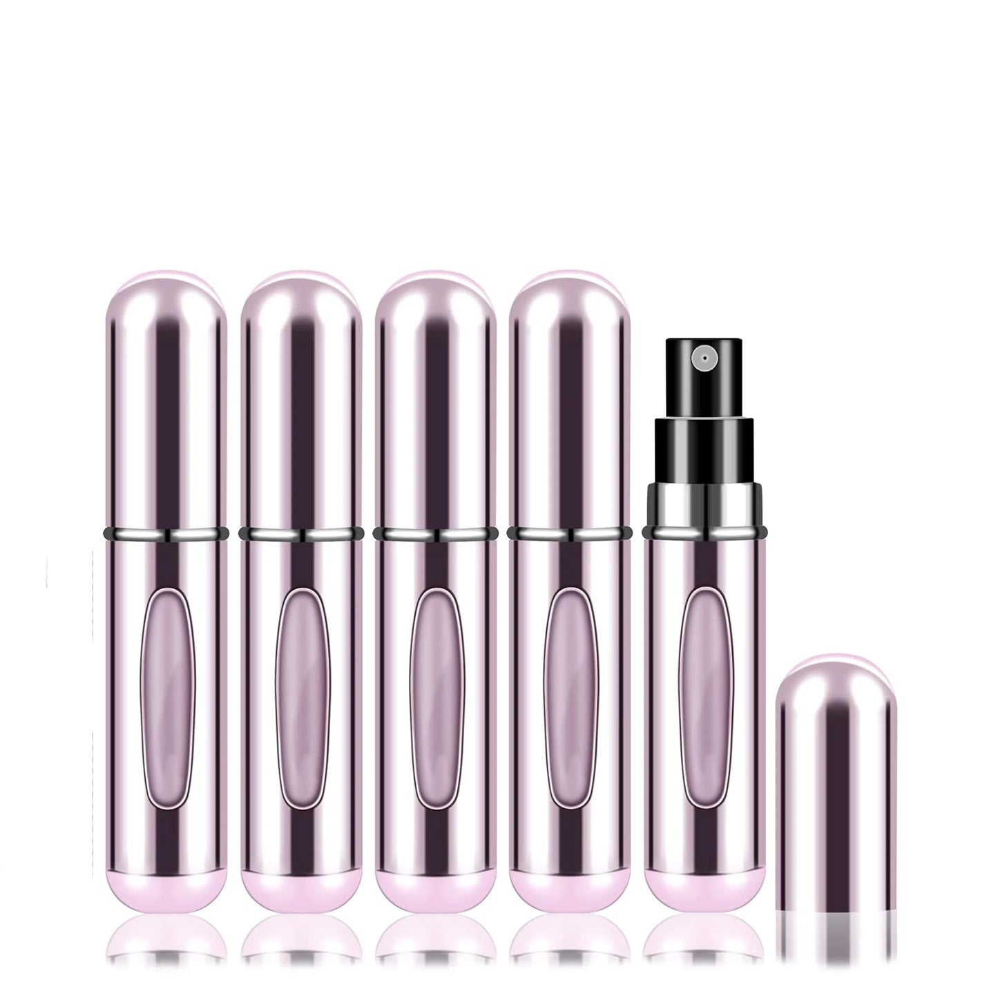 Nachfüllbare Mini Parfüm Flasche Reise Zerstäuber 5ml 1-5 Stück Set