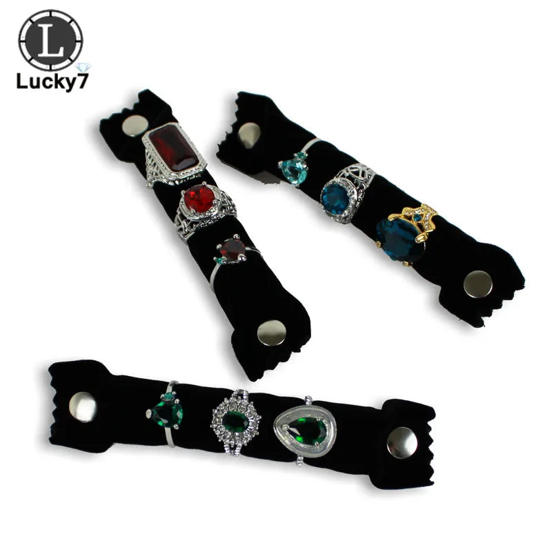 Samt Schmuckrolle Reise Organizer – Sicherer Schutz für Ringe & Ketten