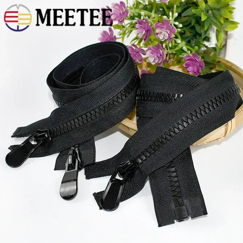 Harz-Reißverschluss offen 70–150 cm langer Doppelschieber Nähen-Yabubest - Home & More