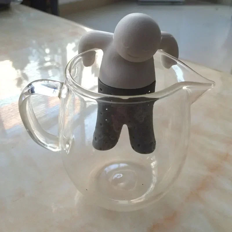 Praktisches Teesieb aus langlebigem Silikon für optimalen Teegenuss