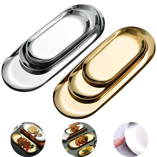 Edelstahl Kosmetik Ablage für Nail Art und Maniküre-Yabubest - Home & More