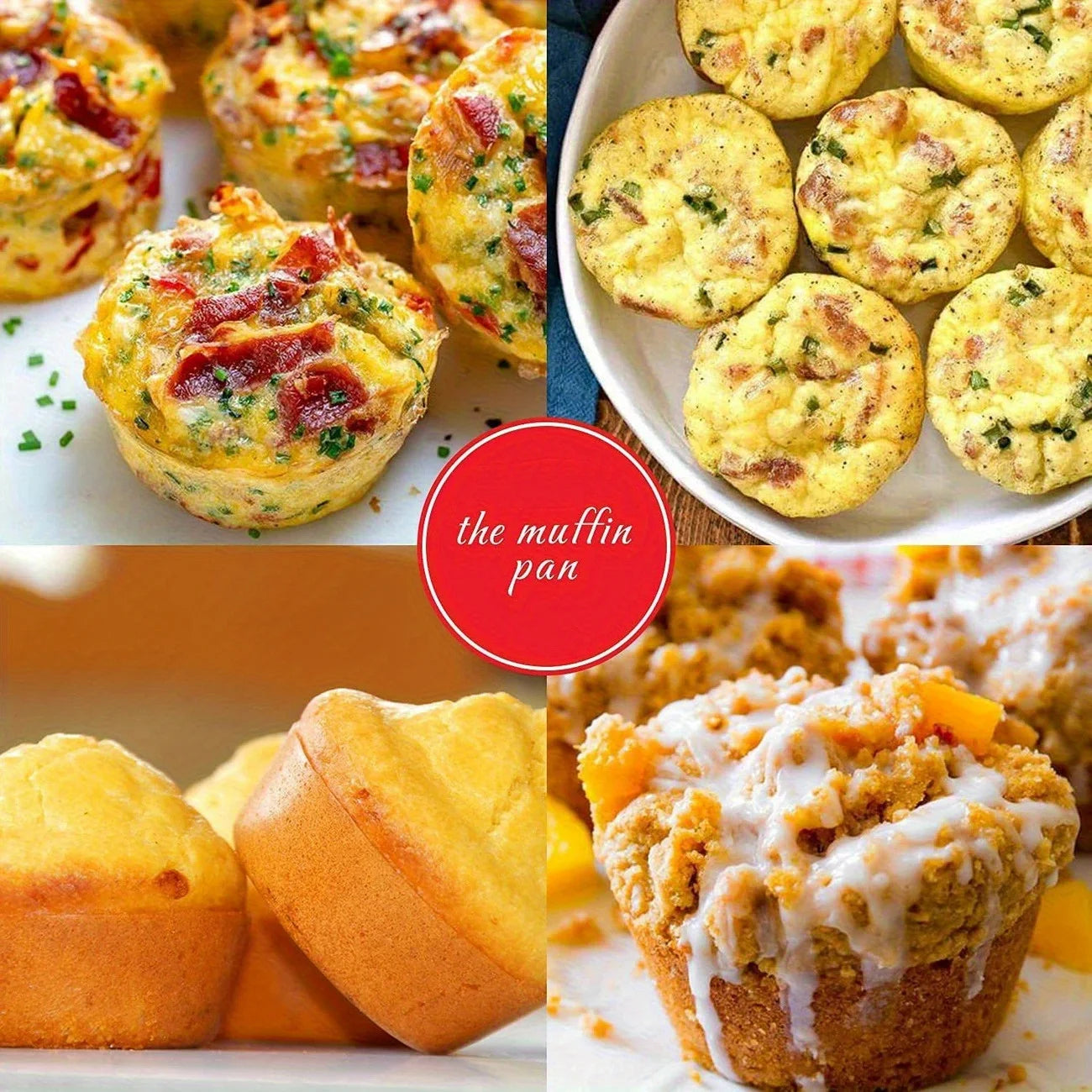 Premium Silikon Muffinform mit 12 Mulden Backform Antihaft Ofenfest