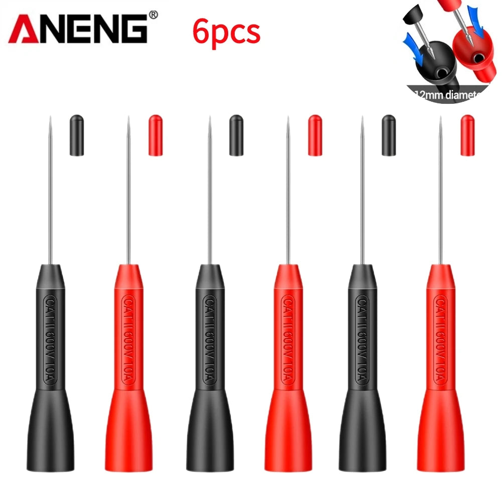 2 Stück isolierende Piercing-Nadel Testsonden 600V 10A für 2mm Leitungen