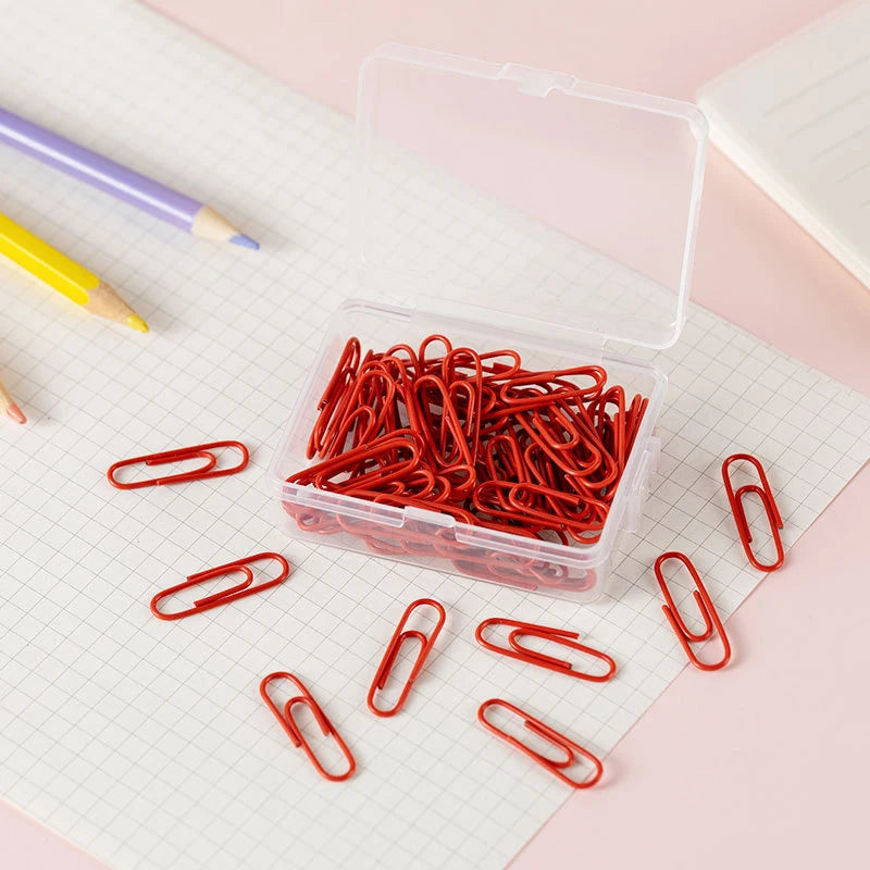 50 bunte Metall-Büroklammern 28 mm – 50 Stück für effiziente Ordnung