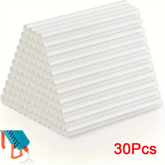 Set mit 30 transparenten 7mm x 150mm Heißklebesticks für DIY