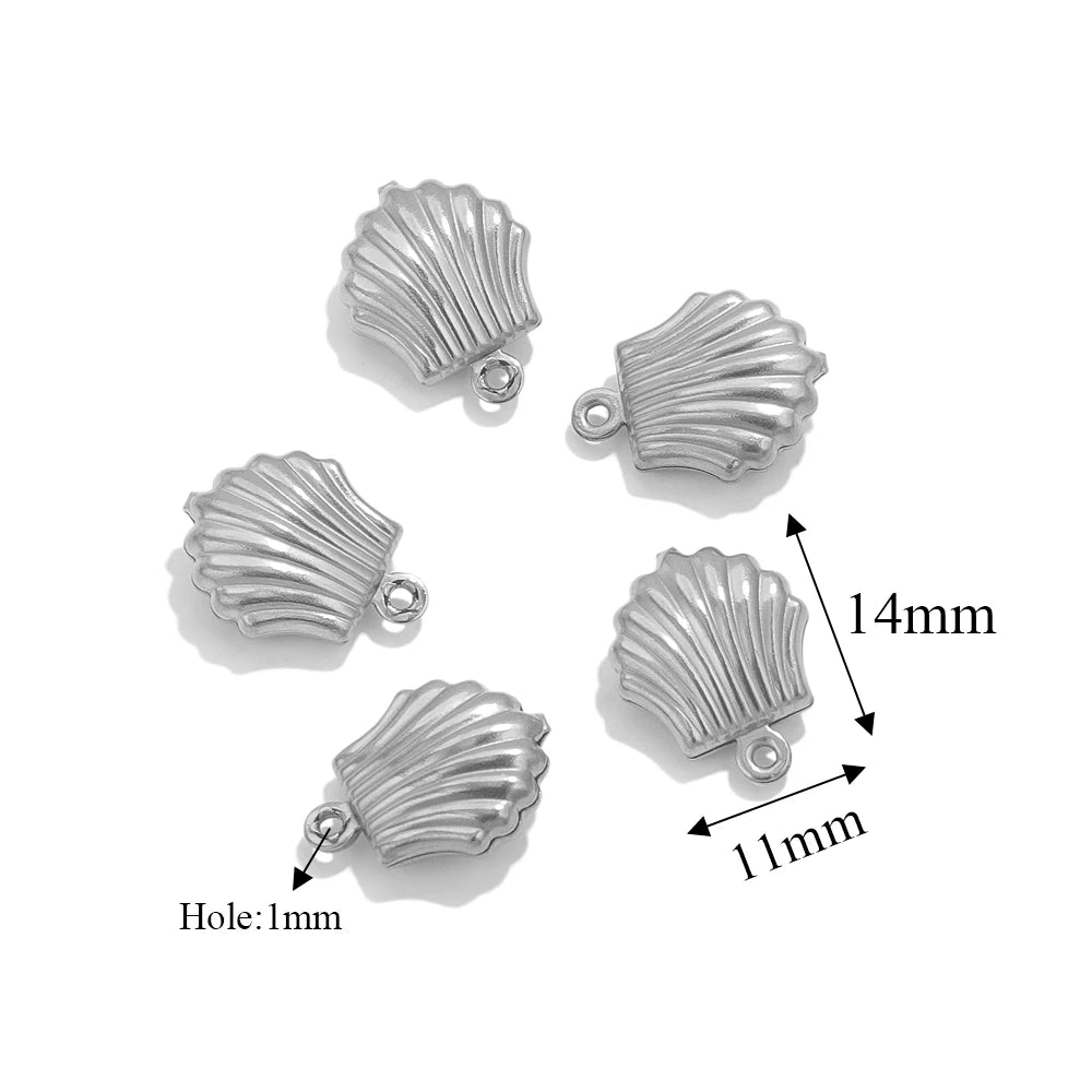 Maritime Edelstahl Gold Anhänger für individuelle Schmuckkreationen