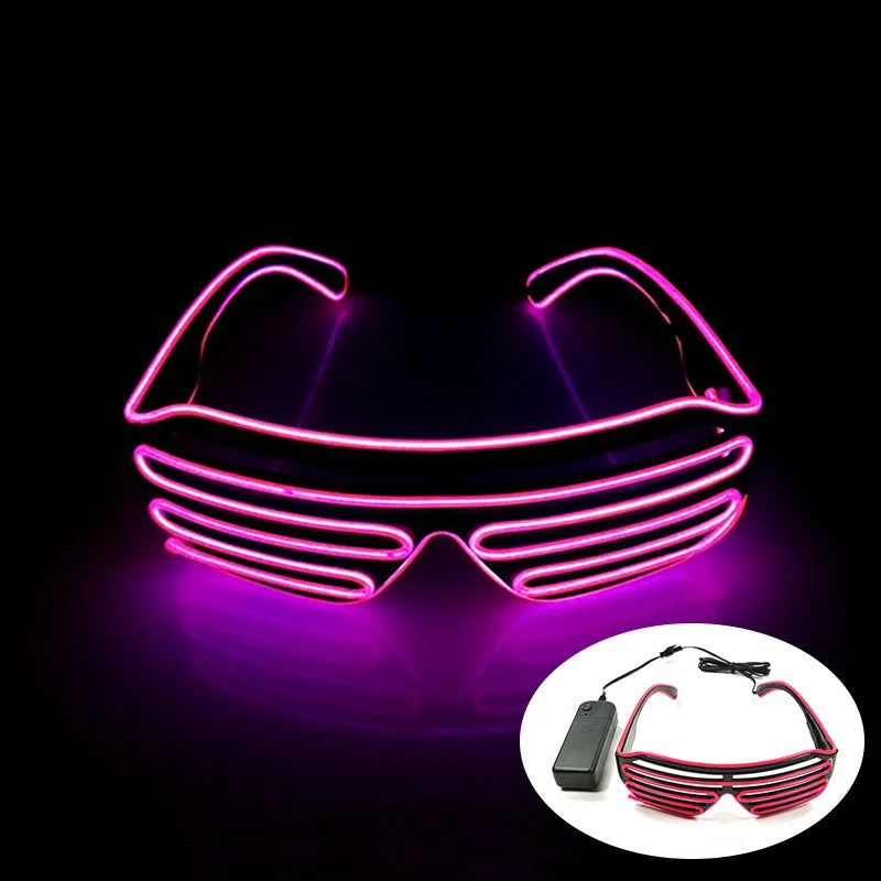 Leuchtende LED Partybrille für unvergessliche Anlässe