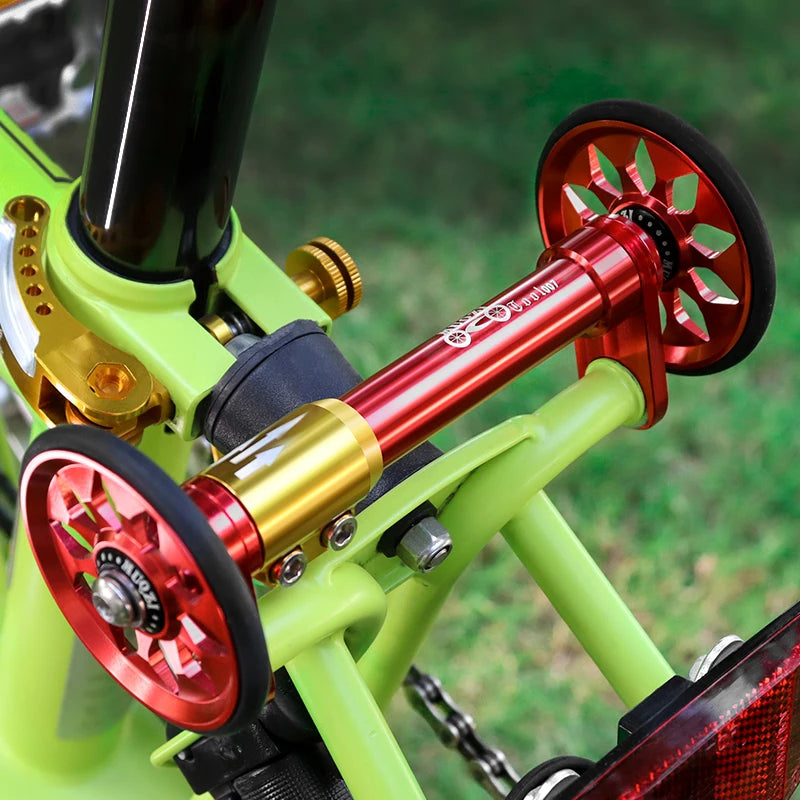 MUQZI Easy Wheels Teleskopverlängerungsstange für Brompton Faltrad-Yabubest - Home & More