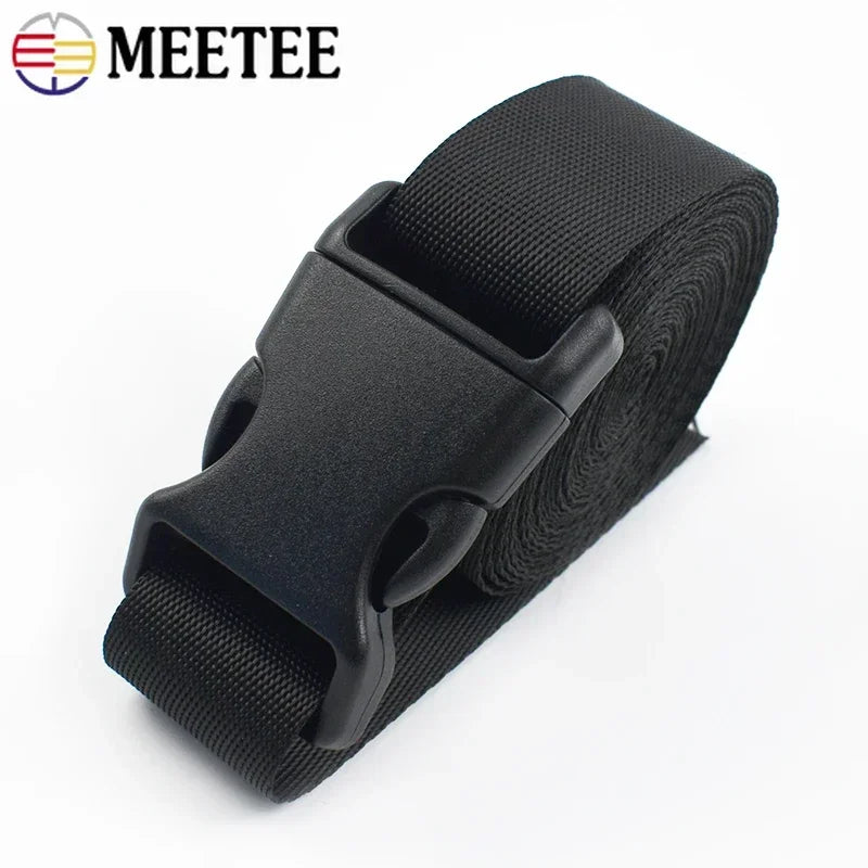 Schwarz Kunststoff Schnellverschluss Schnallen 10-25mm für Gurtband, DIY