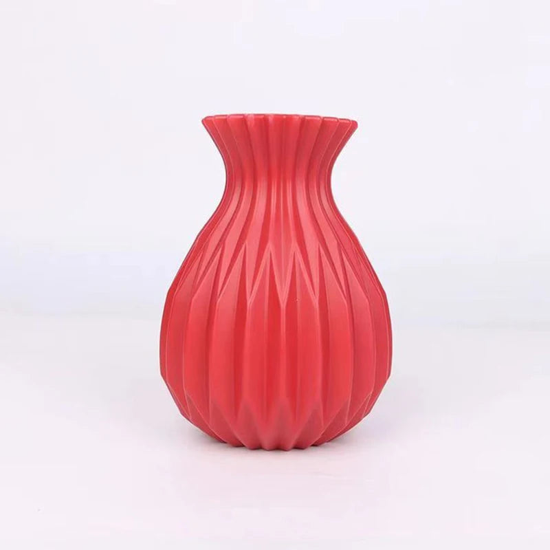 Nordische dekorative Blumenvase Kunststoff Imitat Keramik Wohnzimmerdeko